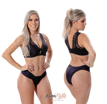 CONJUNTO ANALU CAL - Preto, G LISO