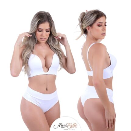 CONJUNTO NOELLY - Branco, P LISO