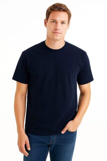 CAMISETA LISA.MASC ALGODÃO - SIDERAL, P