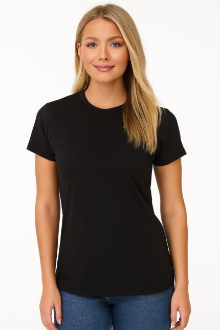 CAMISETA FEM UV MC - Preto, M
