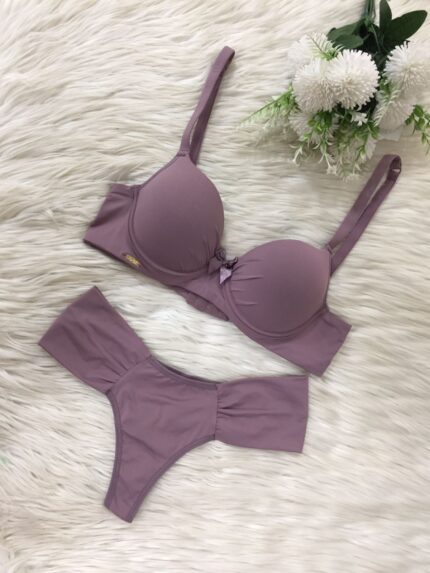 CONJUNTO ALÇA/ BASE REVERTIDA FIO - SATIN, 48 LISO