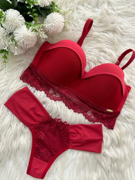 CONJUNTO GIOVANNA TQC FIO - PIMENTA, P LISO