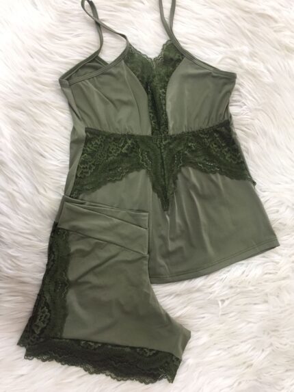 BABY DOLL BELLA - VERDE FLOR, M