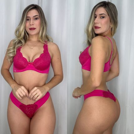CONJ. SEXY LIVIA - PINK, M LISO