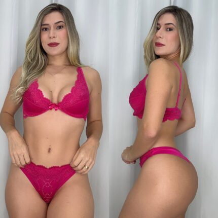 CONJ SEXY LARA - PINK, M LISO