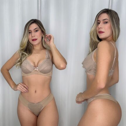 CONJ. SEXY LIVIA - CANELA, M LISO