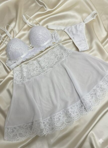 CONJ.PRISCILA - Branco, P BOLHA