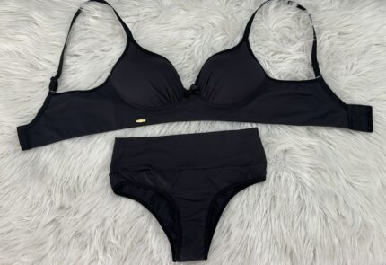 CONJ MONA CAL - Preto, M LISO