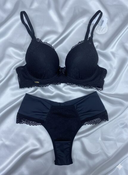 CONJ LUANY - Preto, P LISO